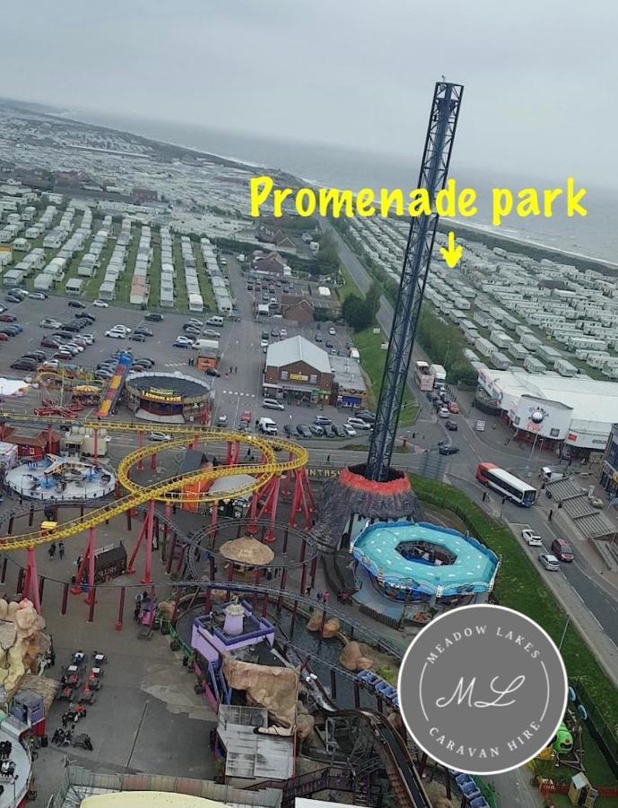 Promenade 566, Direct Beach Access, Close To Fantasy Island, Wifi, Pet Friendly - Meadow Lakes Caravan & Lodge Hire Skegness Dış mekan fotoğraf